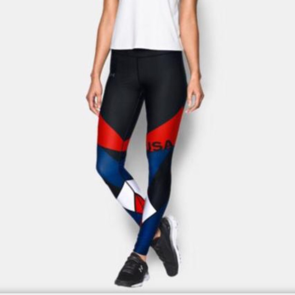 Under Armour NWT Black USA Active Tights Size XS